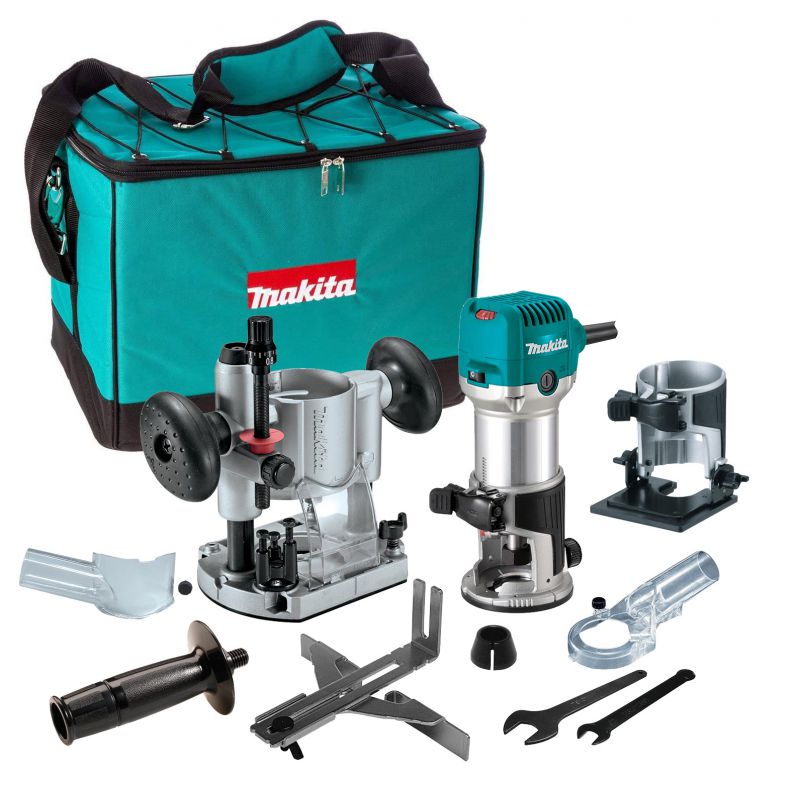 Makita jednoručna glodalica RT0702CX2 710W 6/8mm