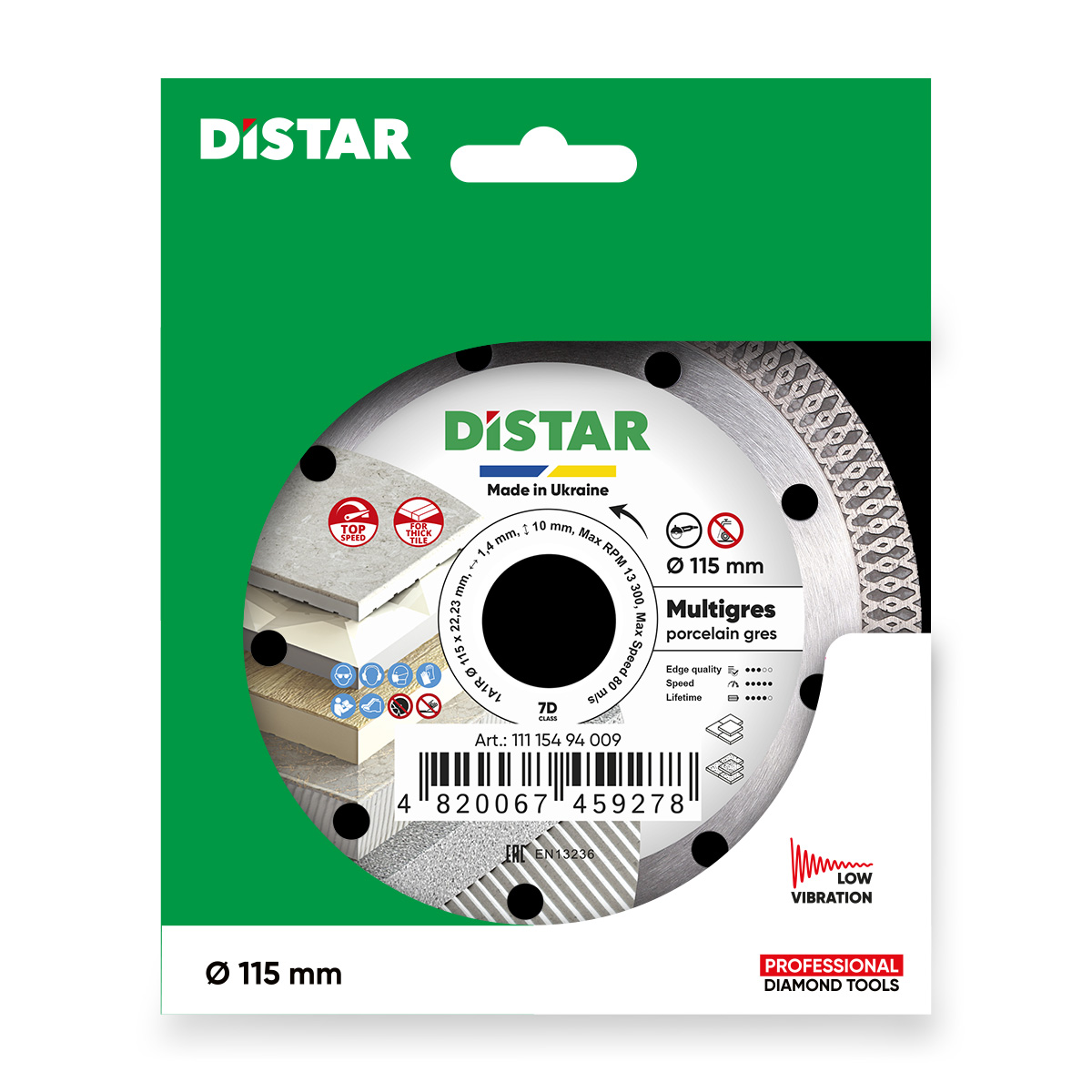 Distar rezna ploča MULTIGRES, DS 5808 115mm - Slika 4
