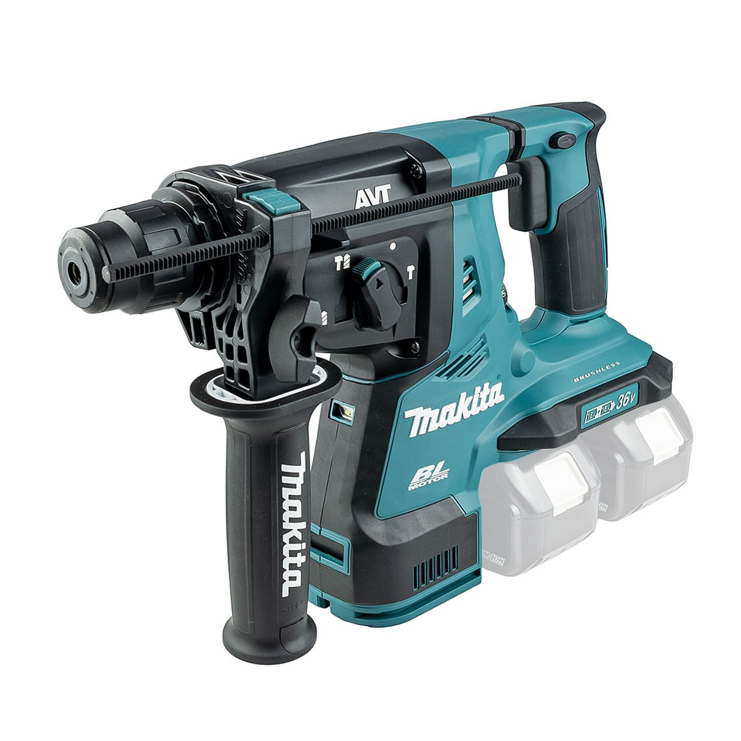Makita akumulatorska bušilica-čekić DHR280Z 18V 2,8J - Slika 5