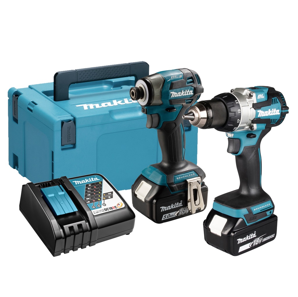 Makita set aku alata DLX2527TJ 2x5,0Ah udarni odvijač + bušilica