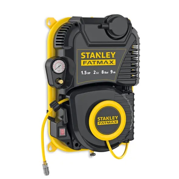 Stanley kompresor bezuljni 2L 8bar 1,5KS crijevo 9m FMXCMD152WE
