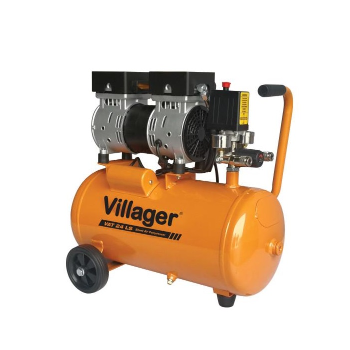 Villager kompresor tihi VAT 24 LS, 24L 125L/min