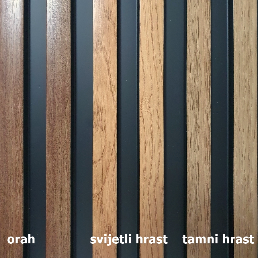 Zidni panel Svijetli hrast širina 12.10cm, visina 290cm - Slika 4