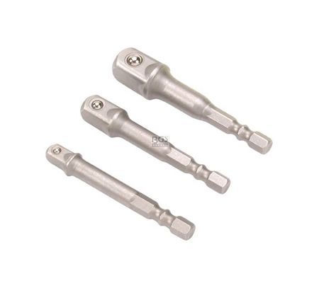 BGS set adaptera 1/4'' 6-kutni > 1/4'', 3/8'',1/2'' 3-dijelni 8204
