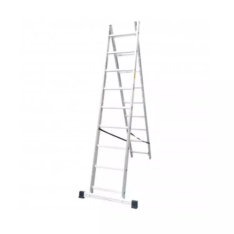 Ljestve dvodjelne ALU profi 9 gazišta DW2x9t