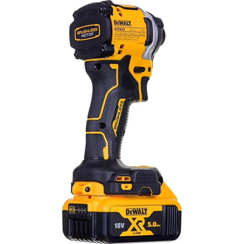 DeWalt aku udarni odvijač DCF850P2T 18V 2x50Ah 205Nm - Slika 3