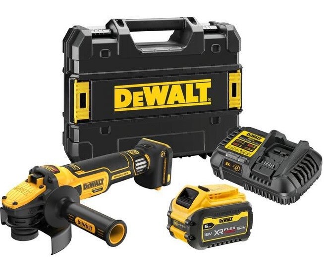 DeWalt Flexvolt aku kutna brusilica DCG409VST1 1x6,0Ah 18/54V regul. - Slika 6