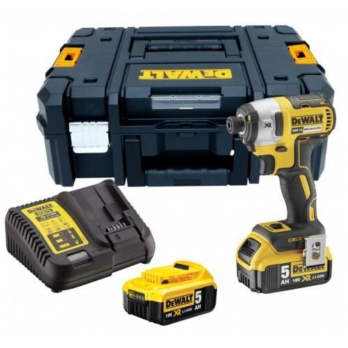 DeWalt aku udarni odvijač DCF887P2 18V 2x5,0Ah 205Nm