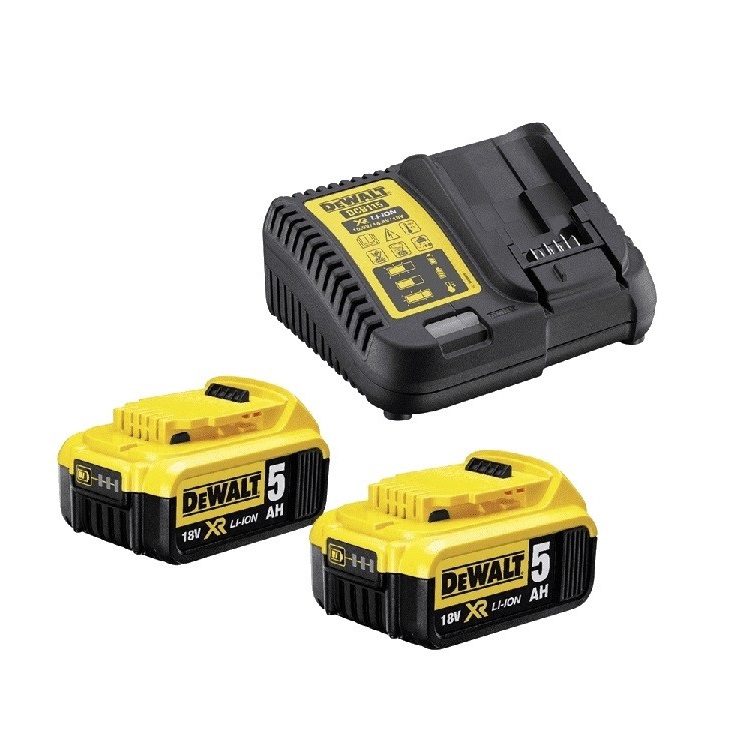 DeWalt set akumulatora DCB115P2 18V 2x5,0Ah + punjač