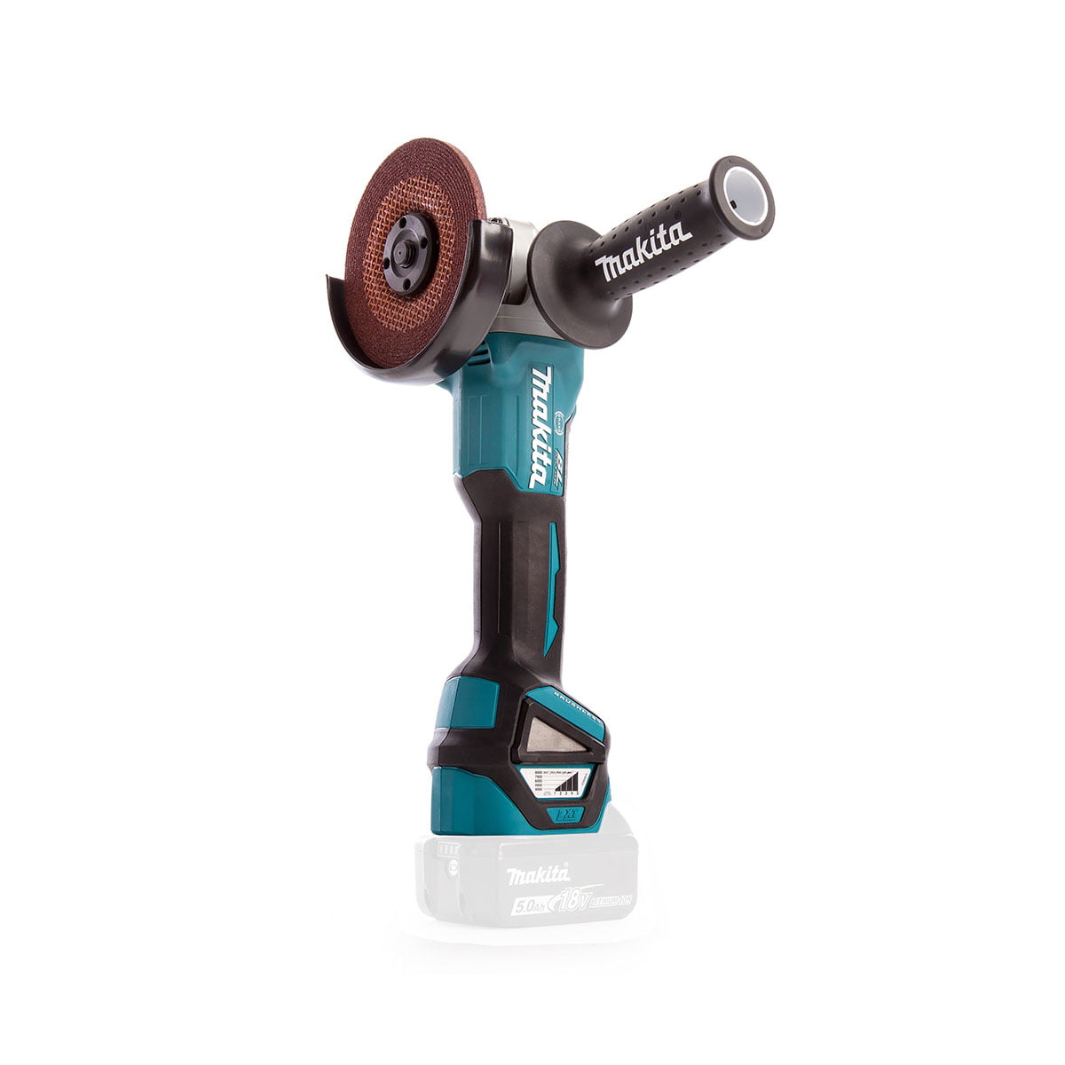 Makita aku kutna brusilica DGA513Z 125mm regulacija okr. - Slika 2