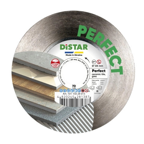 Distar rezna ploča PERFECT za brzo i precizno rezanje 125x1,5mm DS5917