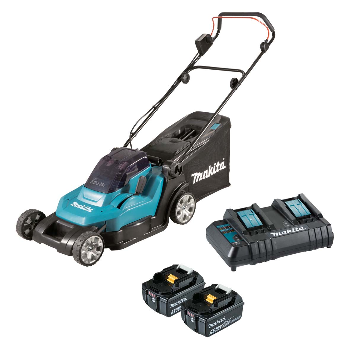 Makita akumulatorska kosilica DLM432CT2 + 2x5,0Ah i punjač - Slika 5