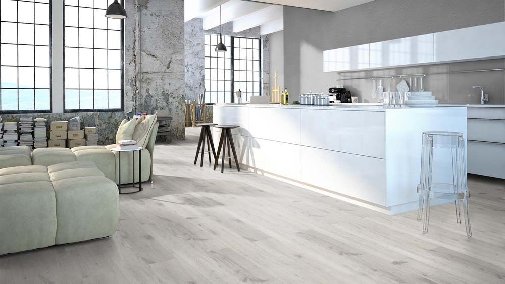 Laminat pod.obloga klik 8mm Hrast Amundsen White 4V 8/33 - Slika 2