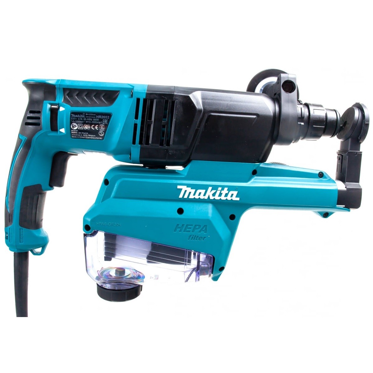 Makita bušači čekić s usisavačem HR2652 - 800W, 3 načina rada - Slika 3