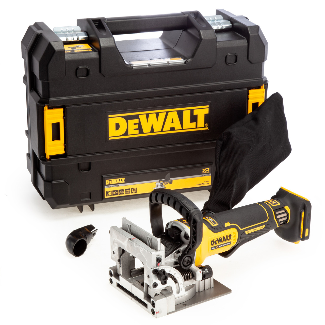 DeWalt aku glodalica za drvo - kekserica DCW682NT 18V, kofer - Slika 2