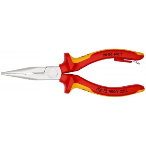 Knipex kliješta poluokrugla špic 160mm 1000V 25 06 160 - Slika 3