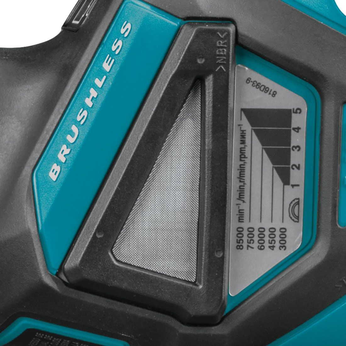 Makita aku kutna brusilica DGA513Z 125mm regulacija okr. - Slika 3