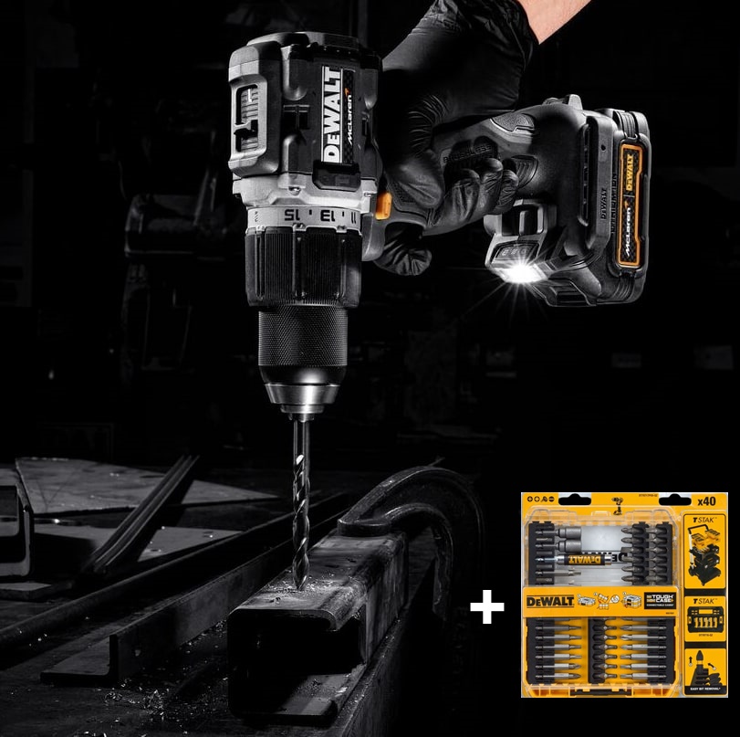 DeWalt McLaren F1 aku udarna bušilica 18V 90Nm 2x1,7Ah Powerstack - Slika 10