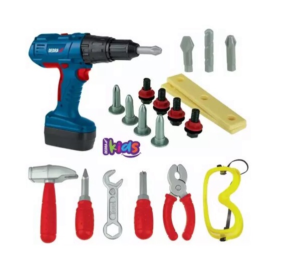 Dedra igračka bušilica, veliki set, M315.001