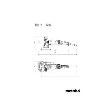 Metabo glodalica za skidanje varova PFM 17 1700 W - Slika 2