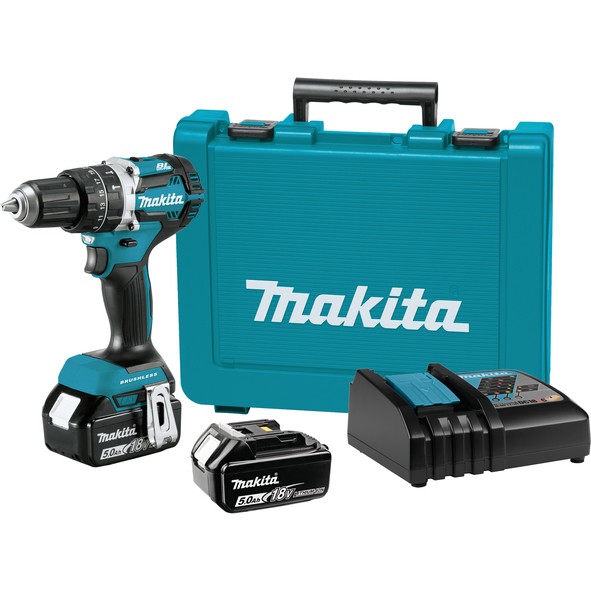 Makita aku udarna bušilica DHP484RTE 2x18V 5,0Ah