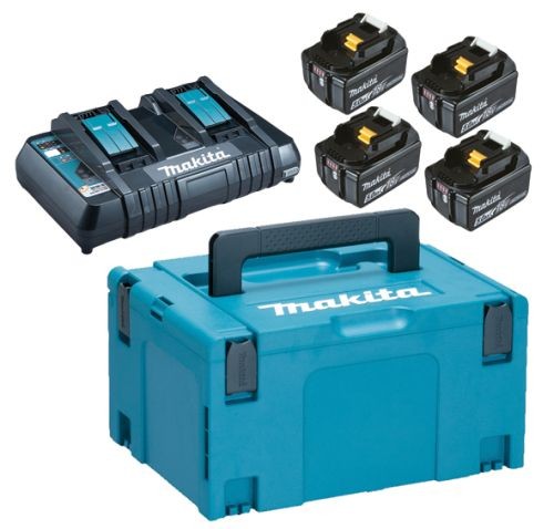 Makita promo aku set 3 - aku bušilica, ud.zavrtač, kružna pila, pumpa + 4 aku. 5,0Ah - Slika 6