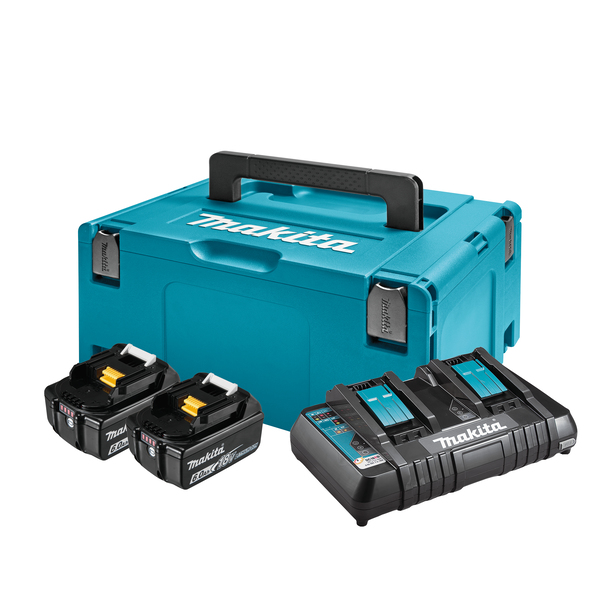 Makita aku power set 2x6,0Ah + dvostruki punjač, 198077-8