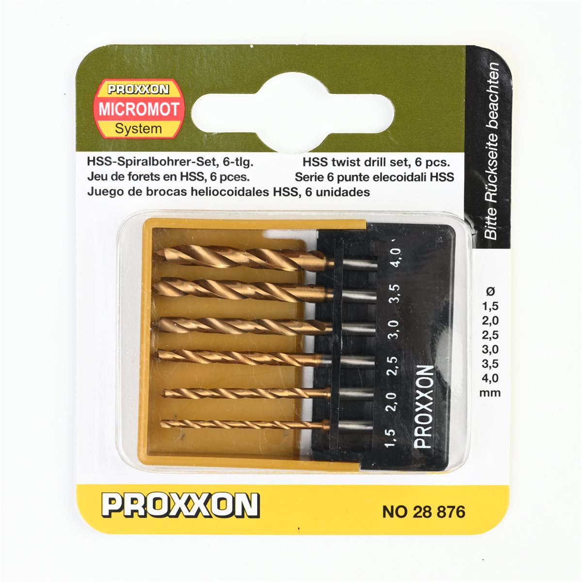Proxxon HSS svrdlo 1,5 - 4 mm