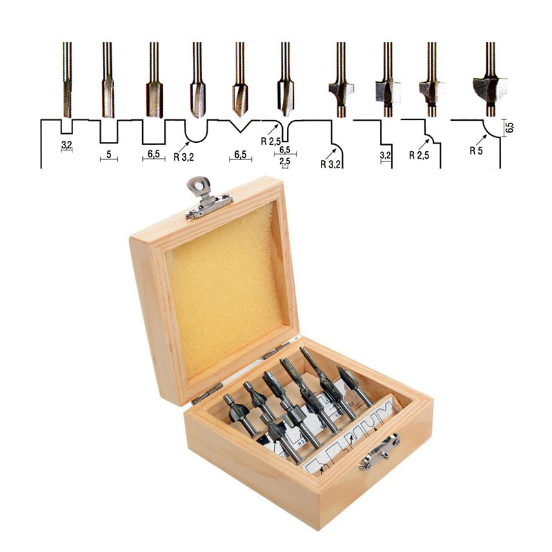 Proxxon set glodalica (10 komada)