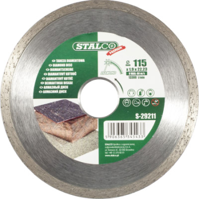 Stalco premium dijamantna ploča puna 180mm 29218