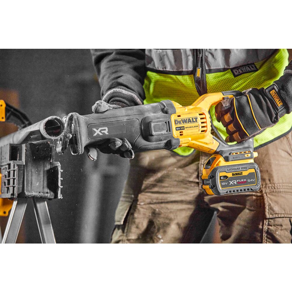 DeWalt aku sabljasta pila DCS386H2T 18/54V Flexvolt 2x5,0Ah Powestack - Slika 4