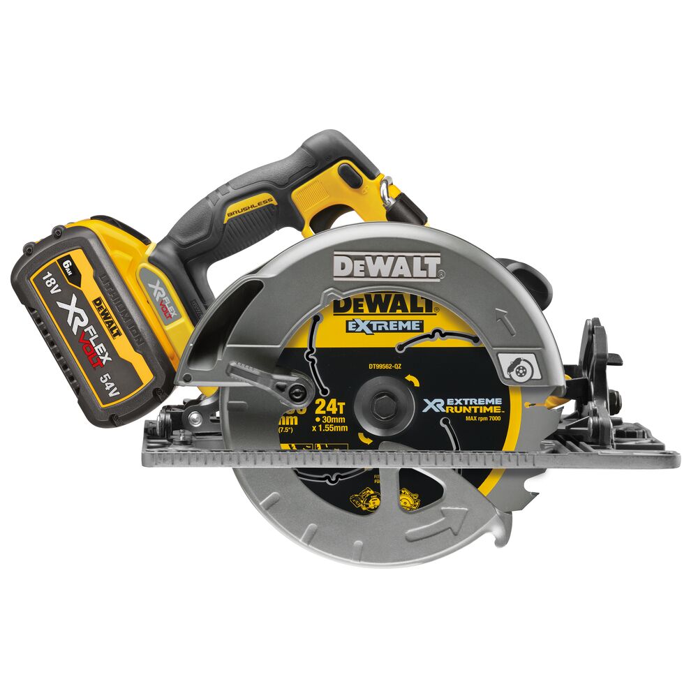 DeWalt aku kružna pila DCS579T2 54V 2x6,0Ah 190mm, kofer - Slika 3