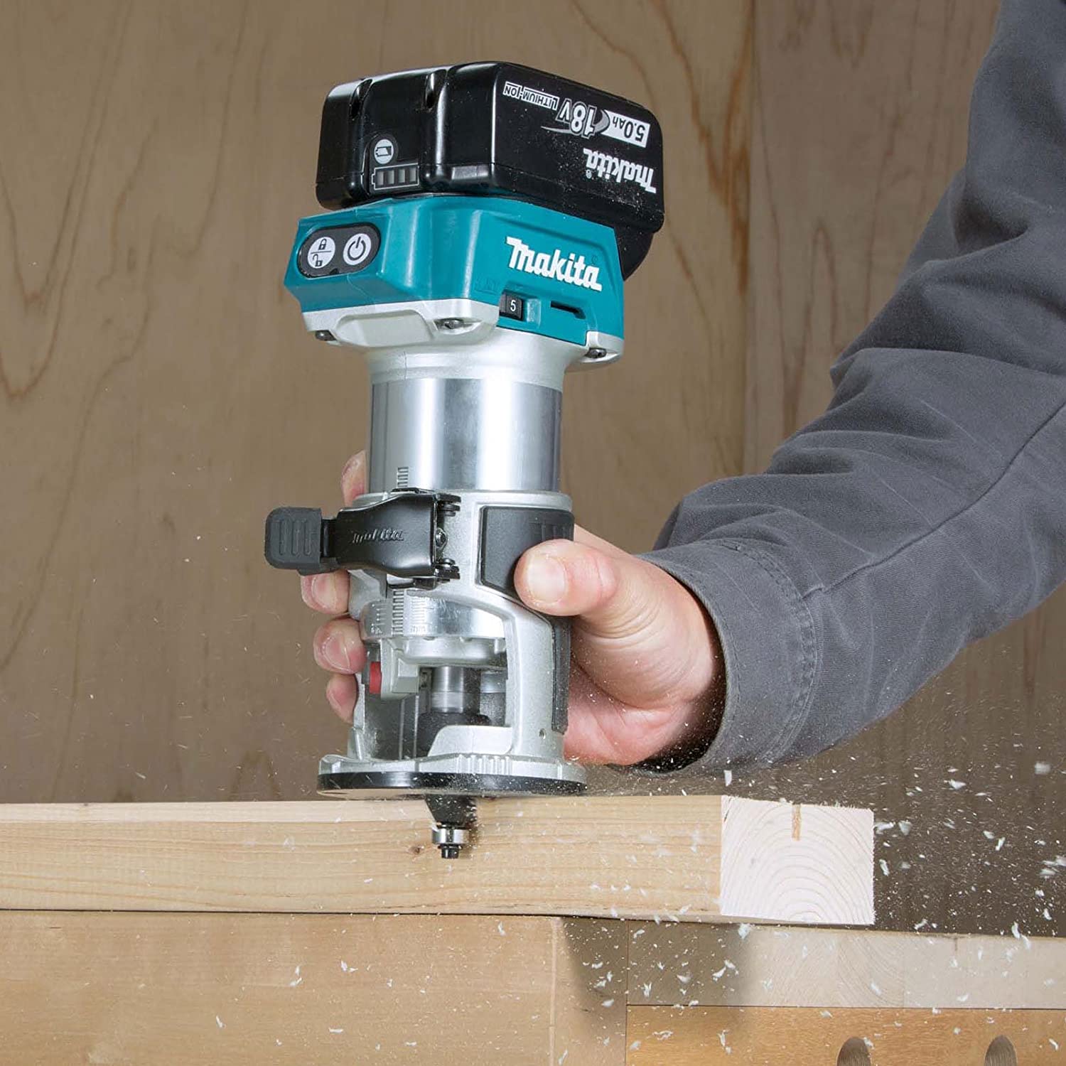 Makita aku jednoručna glodalica DRT50ZX2 - Slika 2