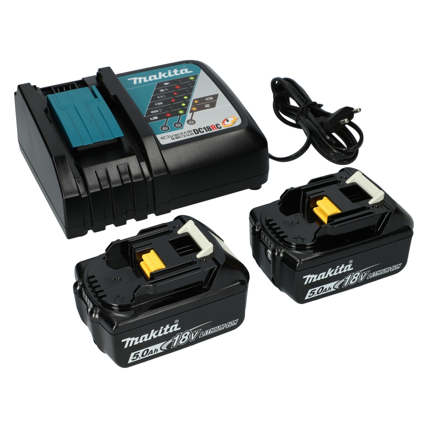 Makita aku POWER SET (2xBL1850B 18V, 1x punjač DC18RC) 197570-9