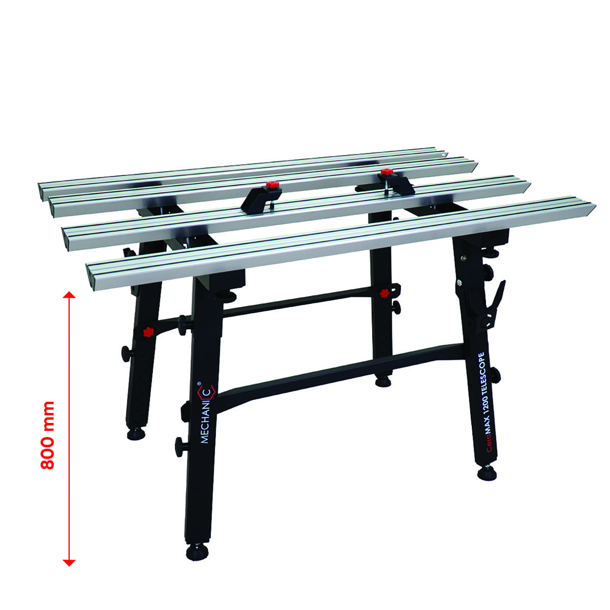 CERAMAX 1200 teleskopski stol za obradu keramike, dim. 130x78cm - Slika 9