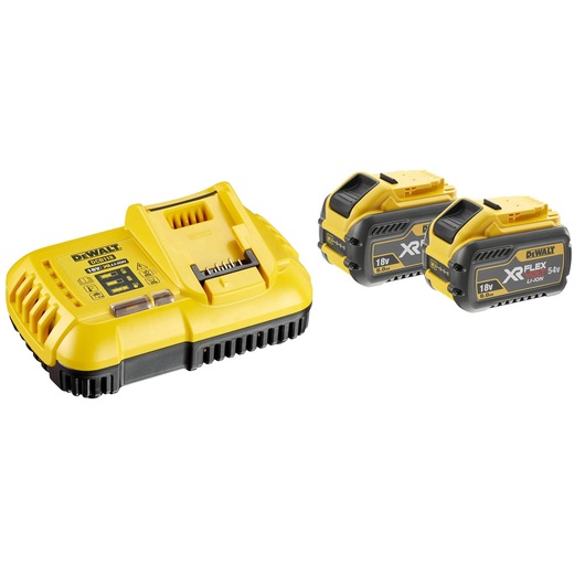 DeWalt set 2 akumulatora 54V 9,0Ah + punjač DCB118X2 Flexvolt - Slika 2