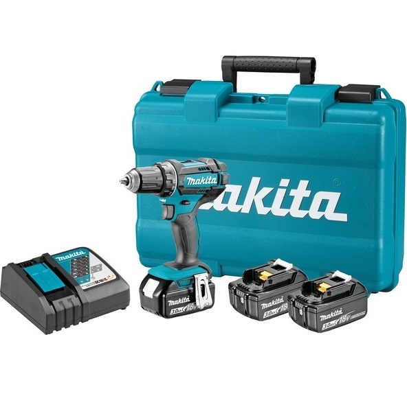Makita aku bušilica-izvijač DDF482RFE3 18V 3x3,0Ah