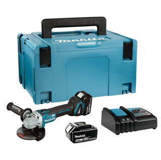 Makita aku kutna brusilica DGA506RTJ 18V 2x5,0Ah