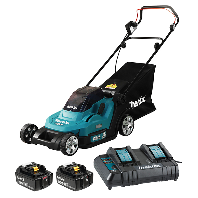 Makita aku kosilica DLM538CT2 18+18V 2x5,0Ah