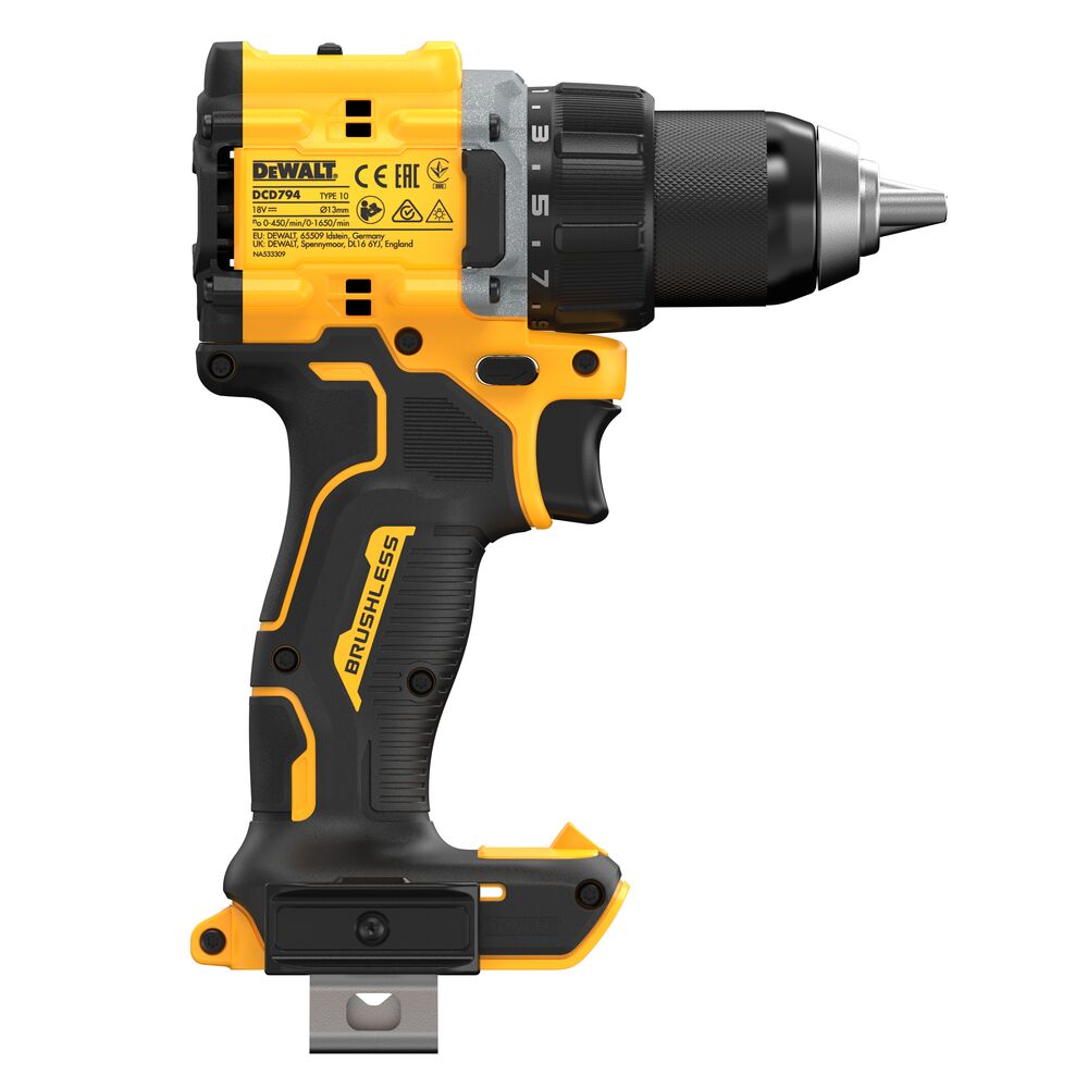 DeWalt aku bušilica DCD794NT 18V 74Nm, solo u koferu - Slika 5