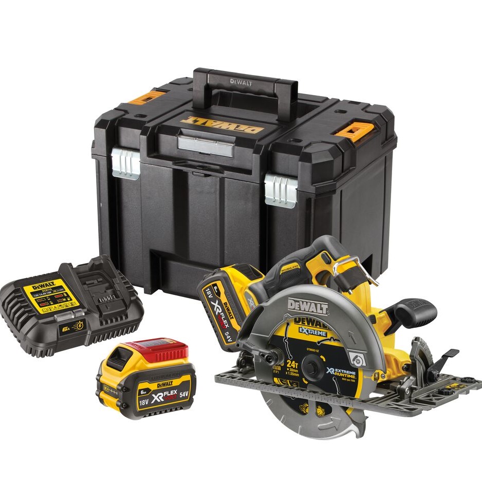 DeWalt aku kružna pila DCS579T2 54V 2x6,0Ah 190mm, kofer