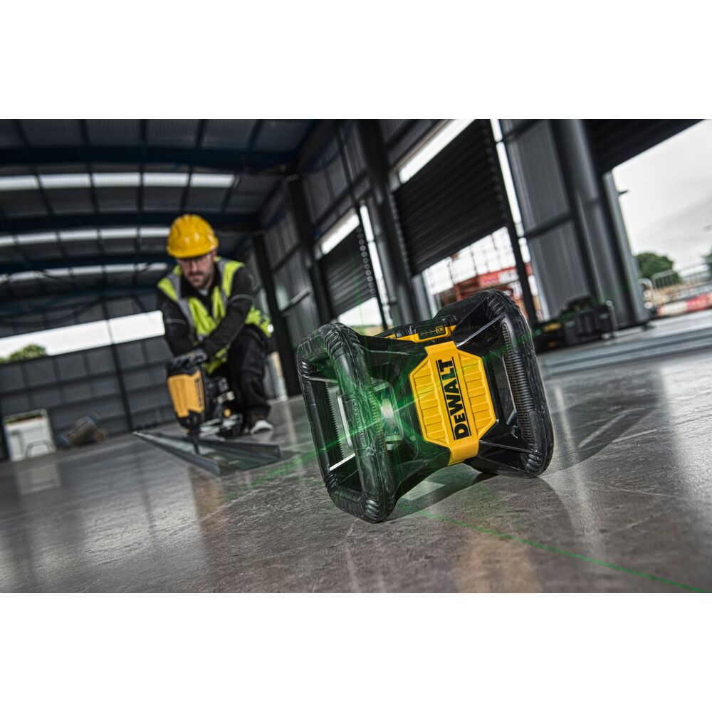DeWalt aku laserski nivelir 360° DCE079D1G 76-600m zeleni, s prijemnikom - Slika 5