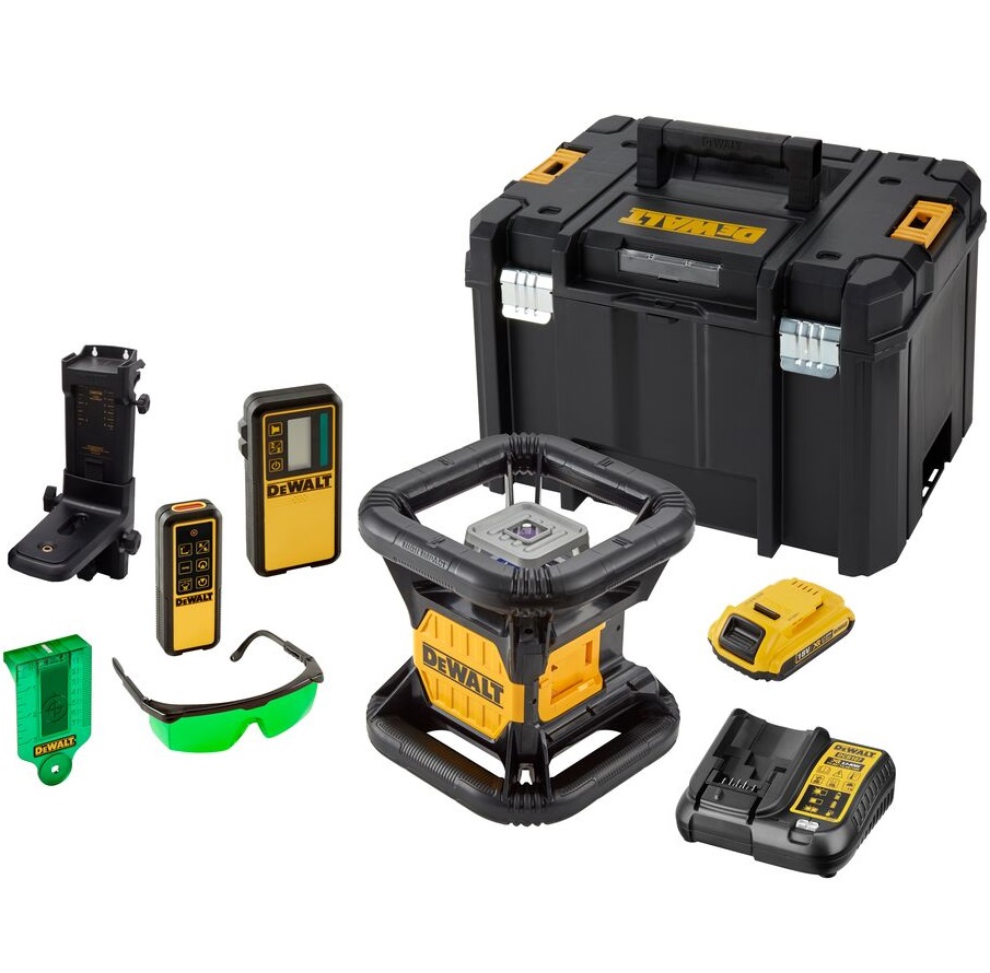 DeWalt aku laserski nivelir 360° DCE079D1G 76-600m zeleni, s prijemnikom - Slika 10