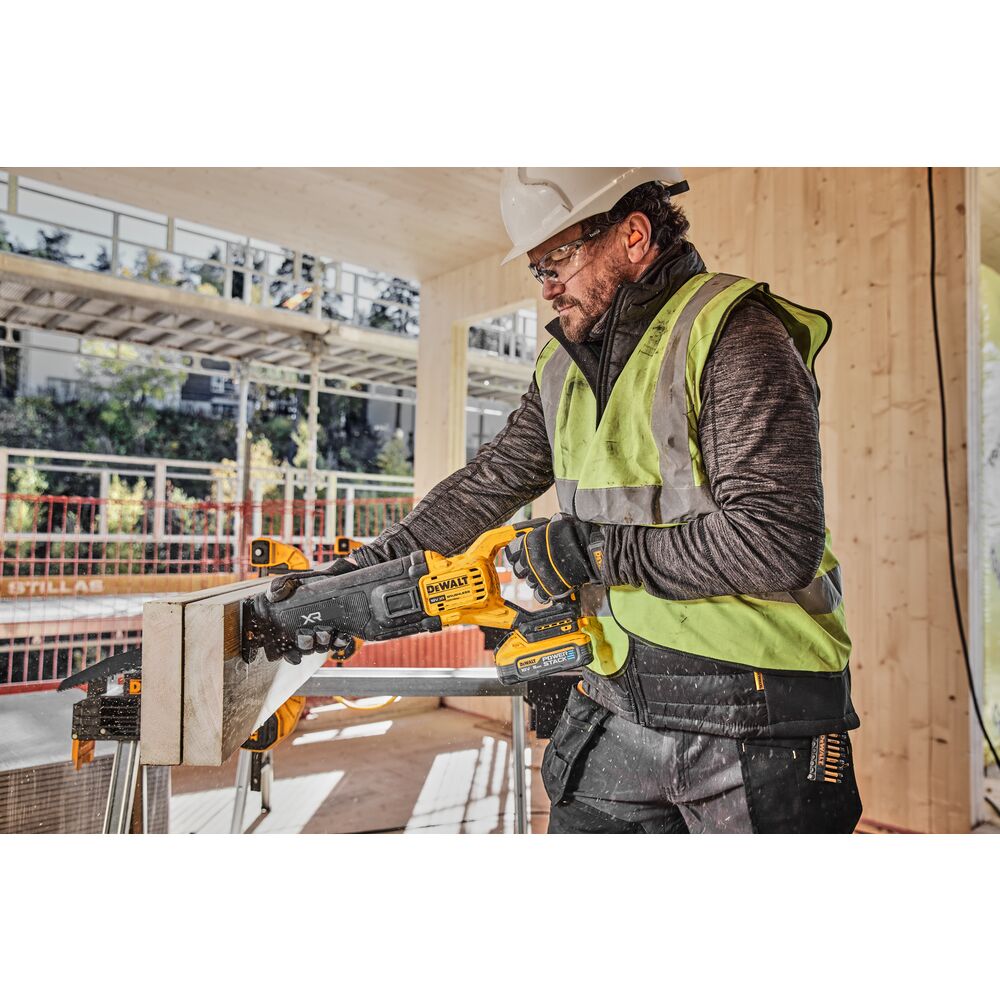 DeWalt aku sabljasta pila DCS386H2T 18/54V Flexvolt 2x5,0Ah Powestack - Slika 11
