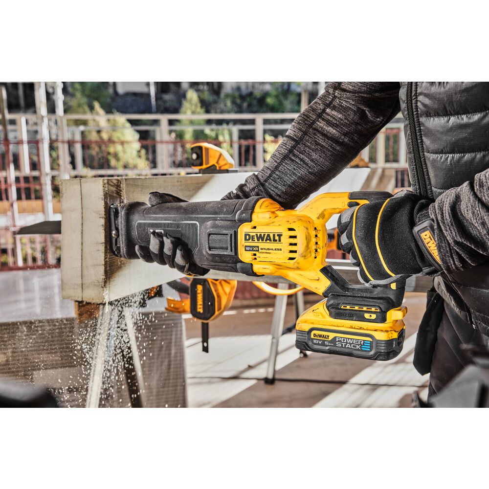 DeWalt aku sabljasta pila DCS386H2T 18/54V Flexvolt 2x5,0Ah Powestack - Slika 10