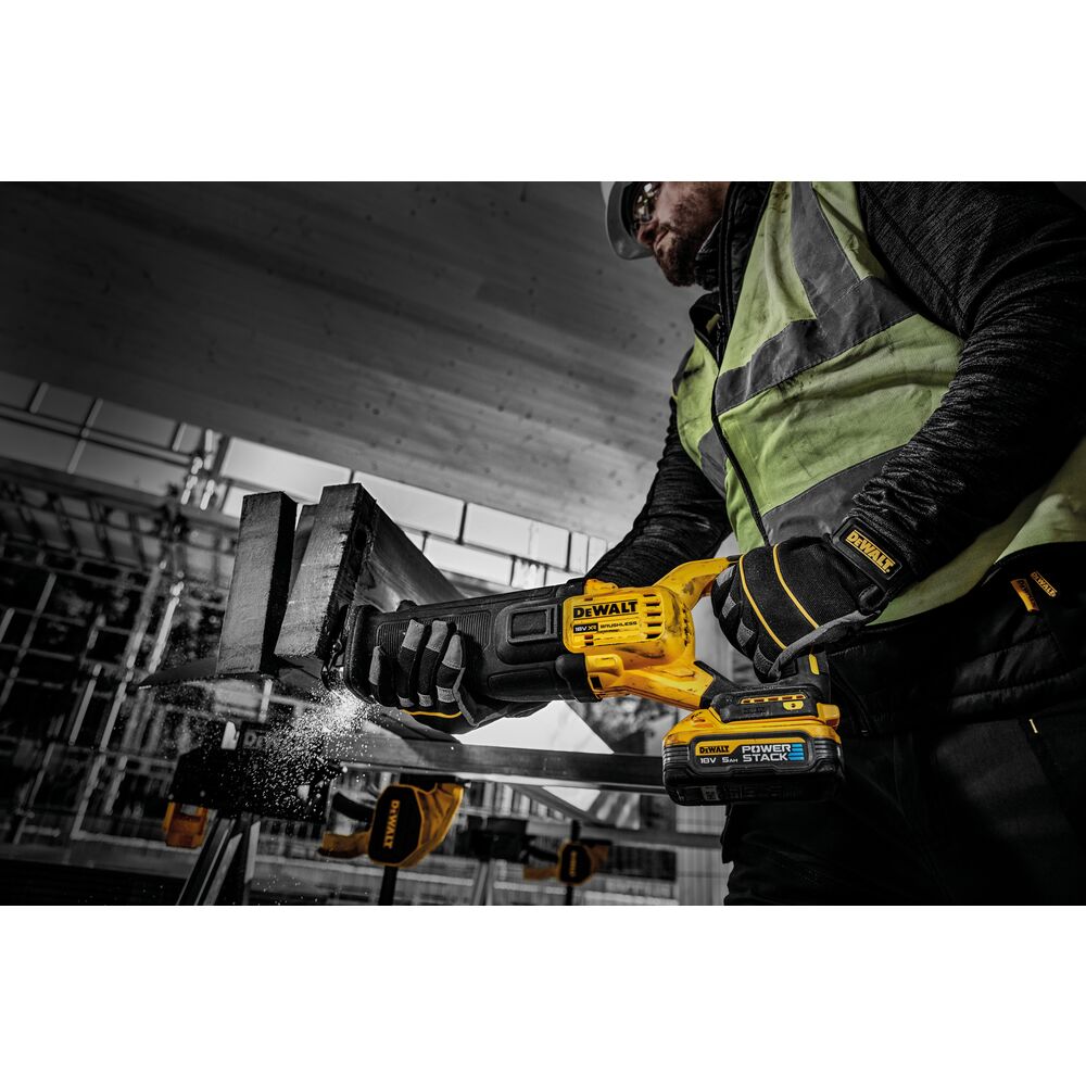 DeWalt aku sabljasta pila DCS386H2T 18/54V Flexvolt 2x5,0Ah Powestack - Slika 9