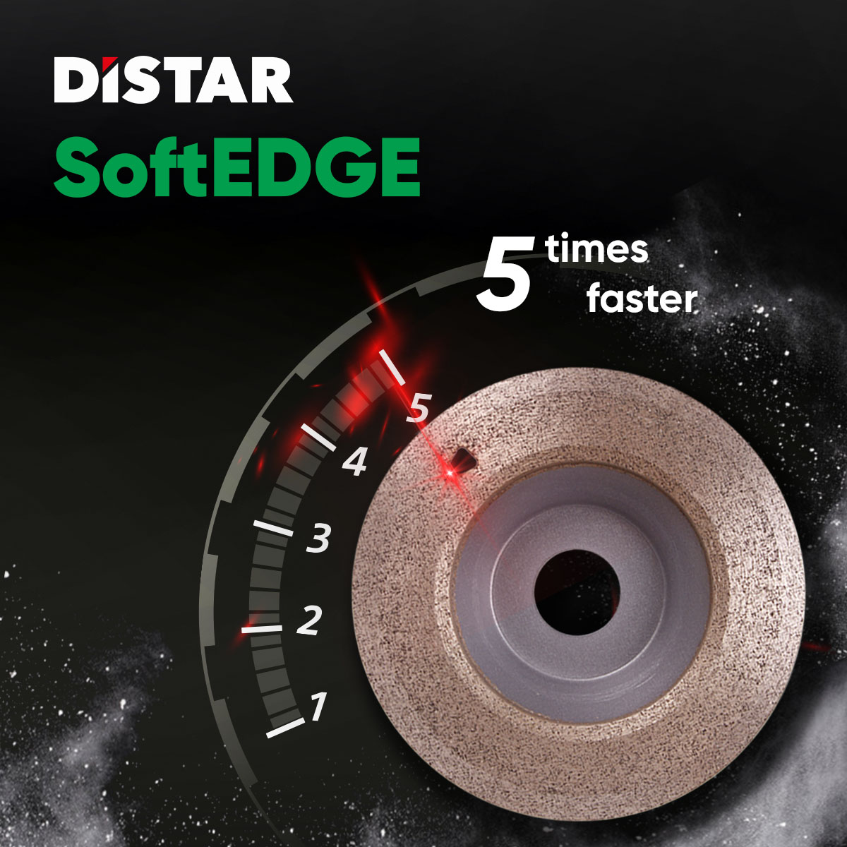 Distar brusna ploča za keramiku SoftEDGE 115mm - Slika 8