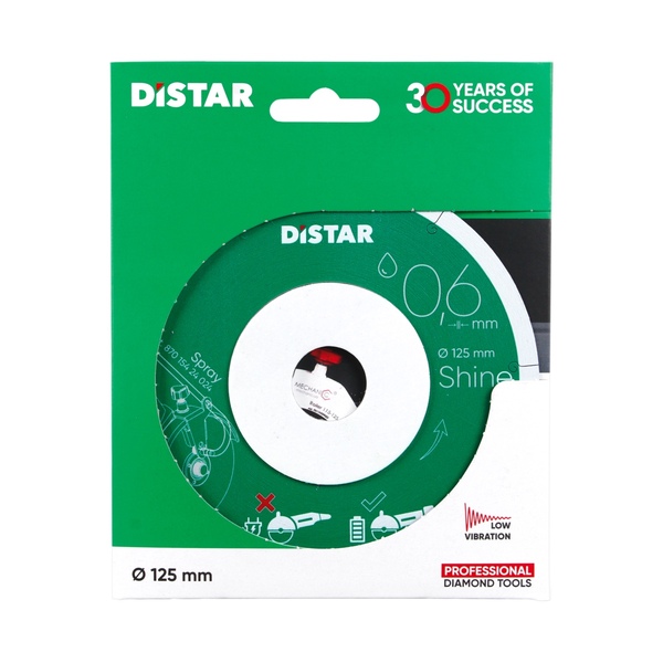 Distar rezna ploča za čisto rezanje keramike SHINE 125x0,6mm, mokro - Slika 7