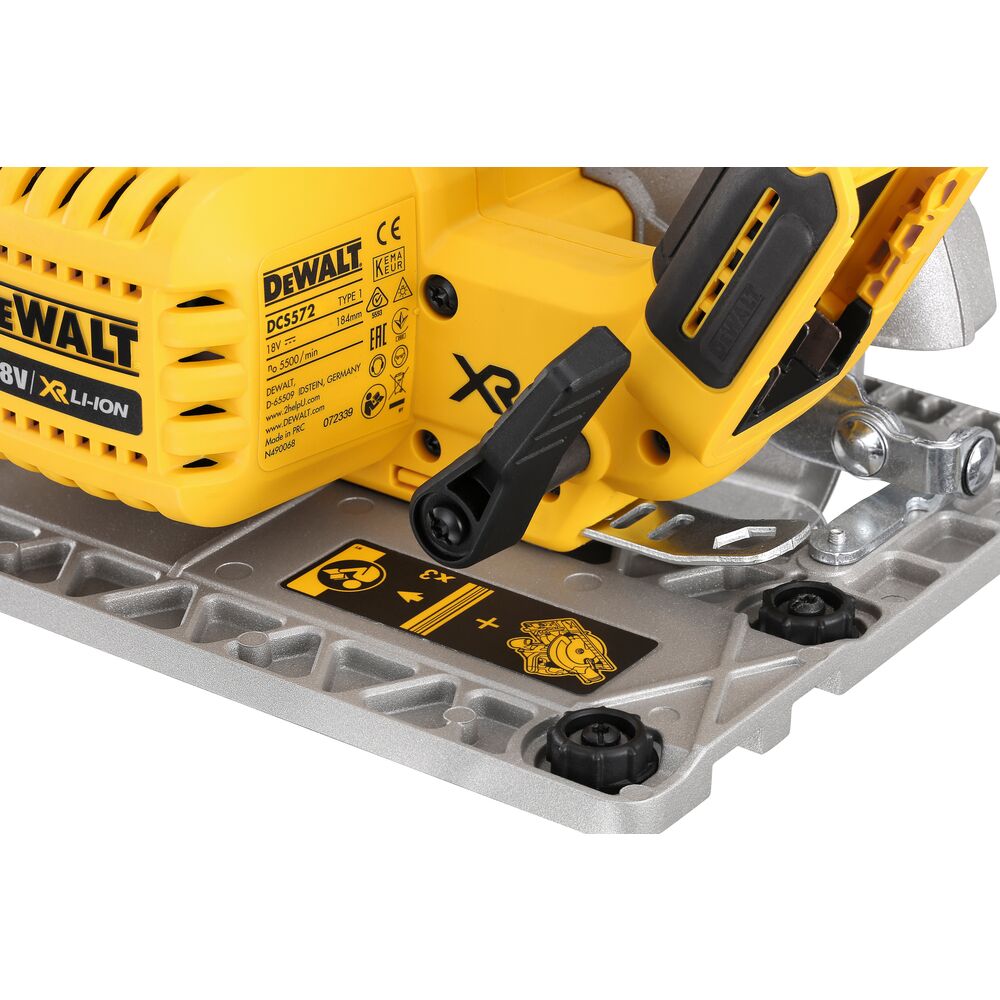 DeWalt aku kružna pila DCS572NT 18V 184mm 58mm, kofer - Slika 4