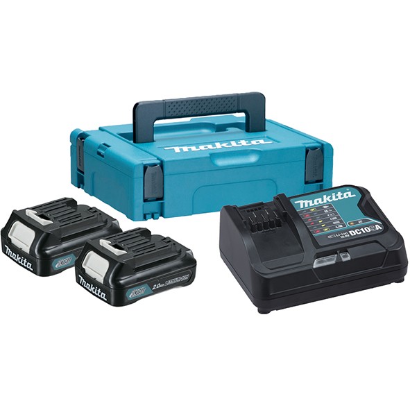 Makita CXT power set za napajanje (2xBL1020B,DC10SA,Makpac1) 197657-7